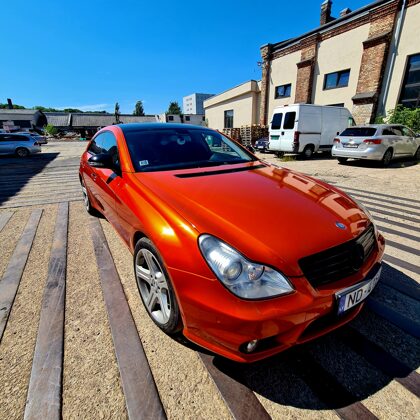 Auto aplīmēšana Mercedes CLS, 3M Gloss Fiery orange